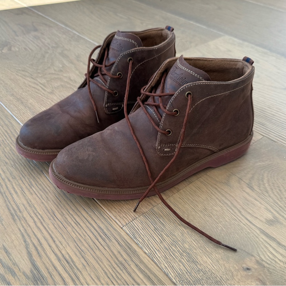 Brown Leather Boys Boots